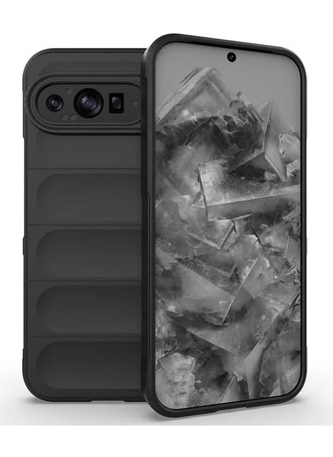 Liquid Silicone Case Compatible with Google Pixel 9 Pro XL with Camera Lens Protection, Anti-Scratch Soft Microfiber Lining, Rubber Full Body Shockproof Cover