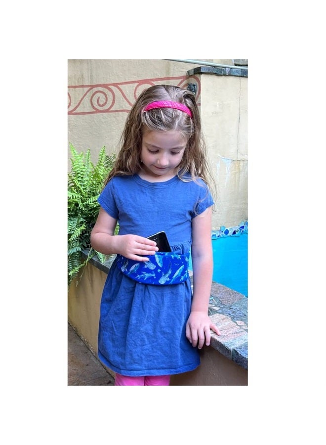 BANDI KIDS Pocket Belt for Medical, Sports, Play, Comfortable Adjustable Fit, Made In USA (Sharks) - Image 5