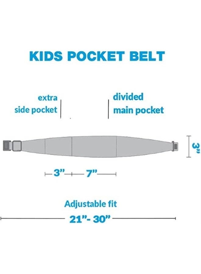 BANDI KIDS Pocket Belt for Medical, Sports, Play, Comfortable Adjustable Fit, Made In USA (Sharks) - Image 3