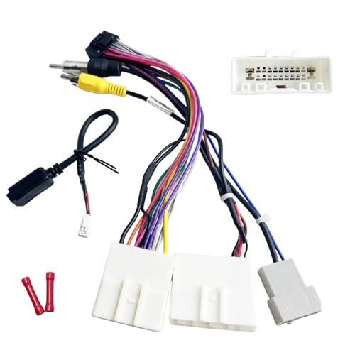 WildTundra 16Pin ISO Aftermarket Radio Harness Adapter for Nissan 2010-2017 with Radio Antenna Adapter, 16Pin Android Car Stereo Wiring Harness with Reverse Cable for Xterra Altima Titan Rogue - Image 1