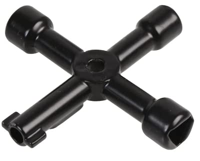 مفتاح متعدد الاستخدامات 4 طرق قطعة واحدة نهاية دائرية ومربعة ثابتة 120 × 119 مم - Image 2