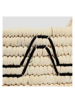 Bazaar Misr Storage wicker basket tassel with handle  - Image 4