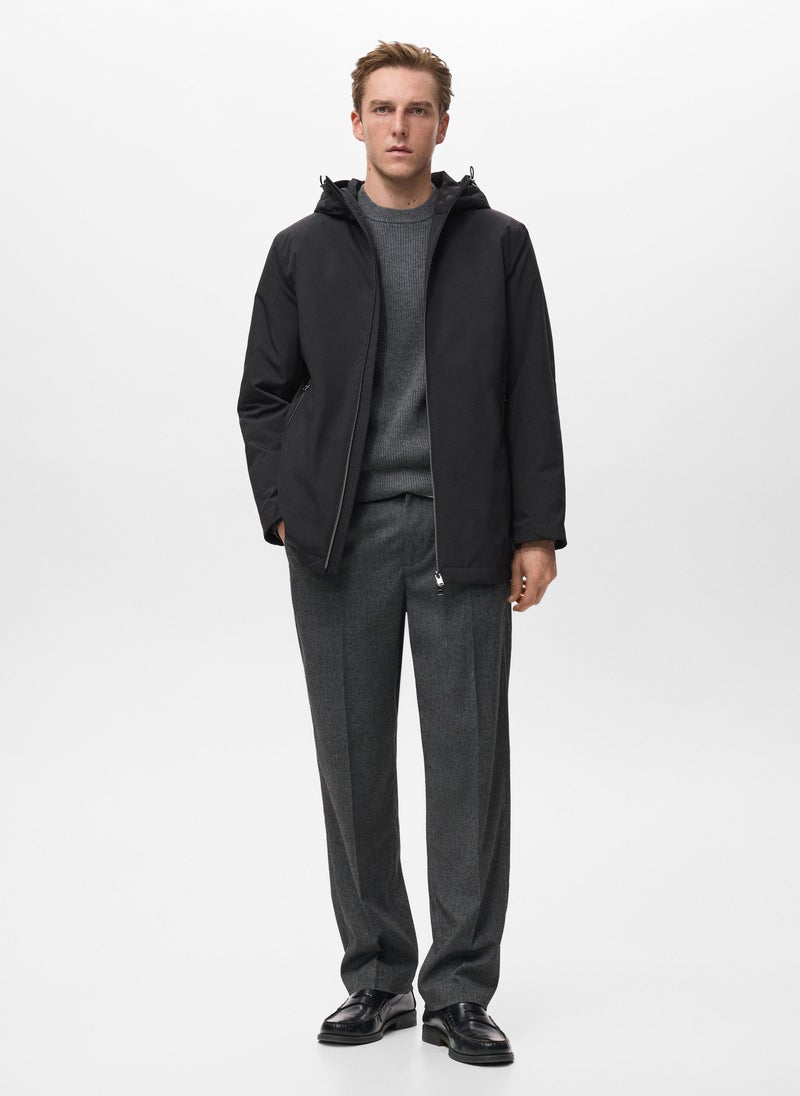 مانجو مان سترة بغطاء رأس مقاومة للماء - Image 5