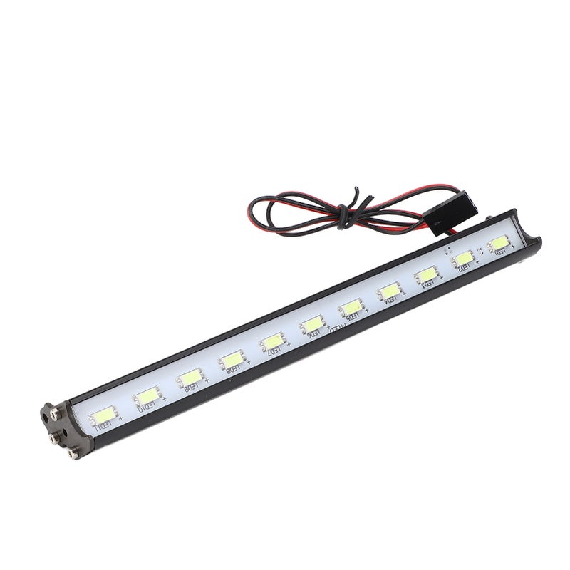 شريط إضاءة سيارة RC من سبائك الألمنيوم LED فائق السطوع مصباح سقف سيارة RC لسيارات Redcat و Axial SCX10 D90 و HPI 148 مم / 5.83 بوصة 11 مصباح LED - Image 4