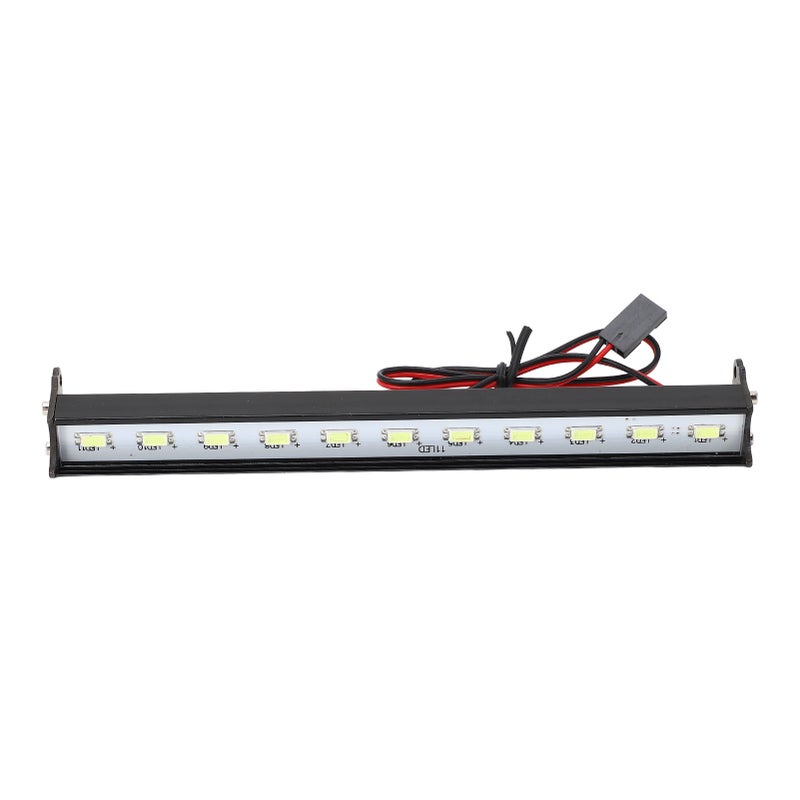 شريط إضاءة سيارة RC من سبائك الألمنيوم LED فائق السطوع مصباح سقف سيارة RC لسيارات Redcat و Axial SCX10 D90 و HPI 148 مم / 5.83 بوصة 11 مصباح LED - Image 2