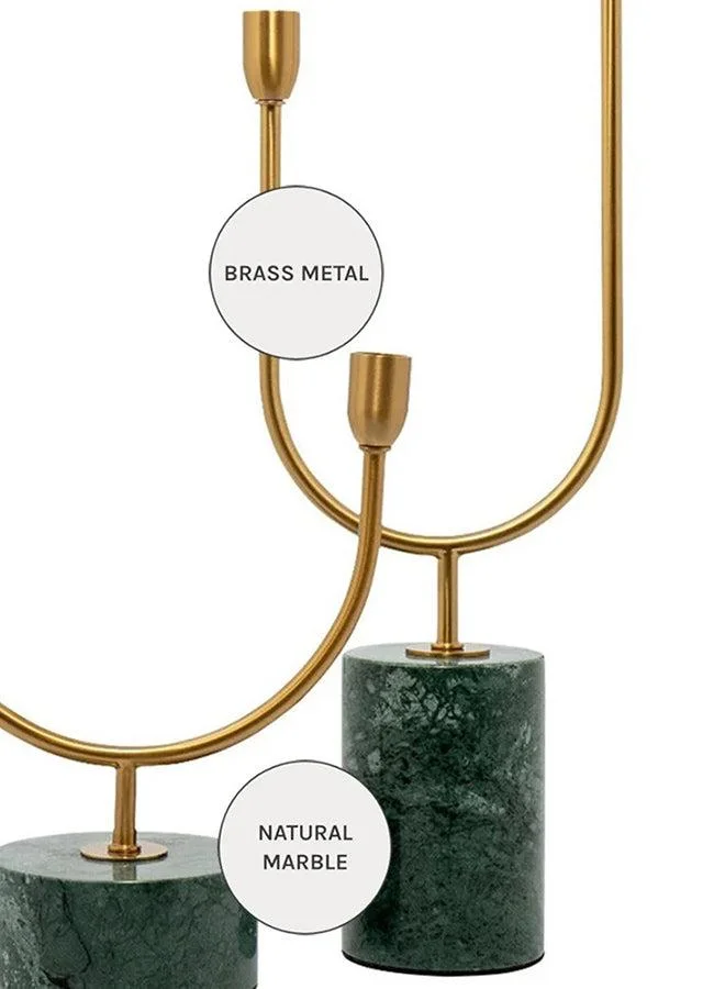 KNOT HOME Ulysses Bundle Candle Holder Set (2pcs) Knot Home Designer Accessory for Bedroom Living Dining Room Office Area Décor
