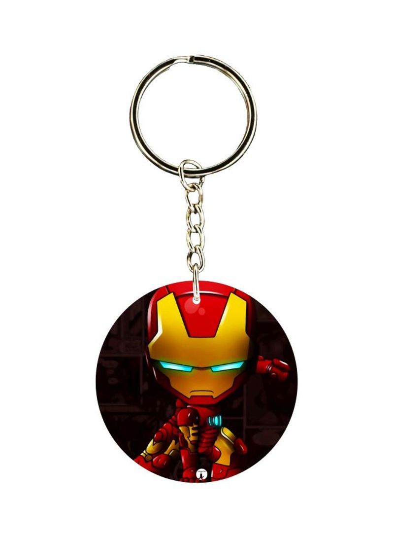 RKN Iron Man Dual Sided Keychain