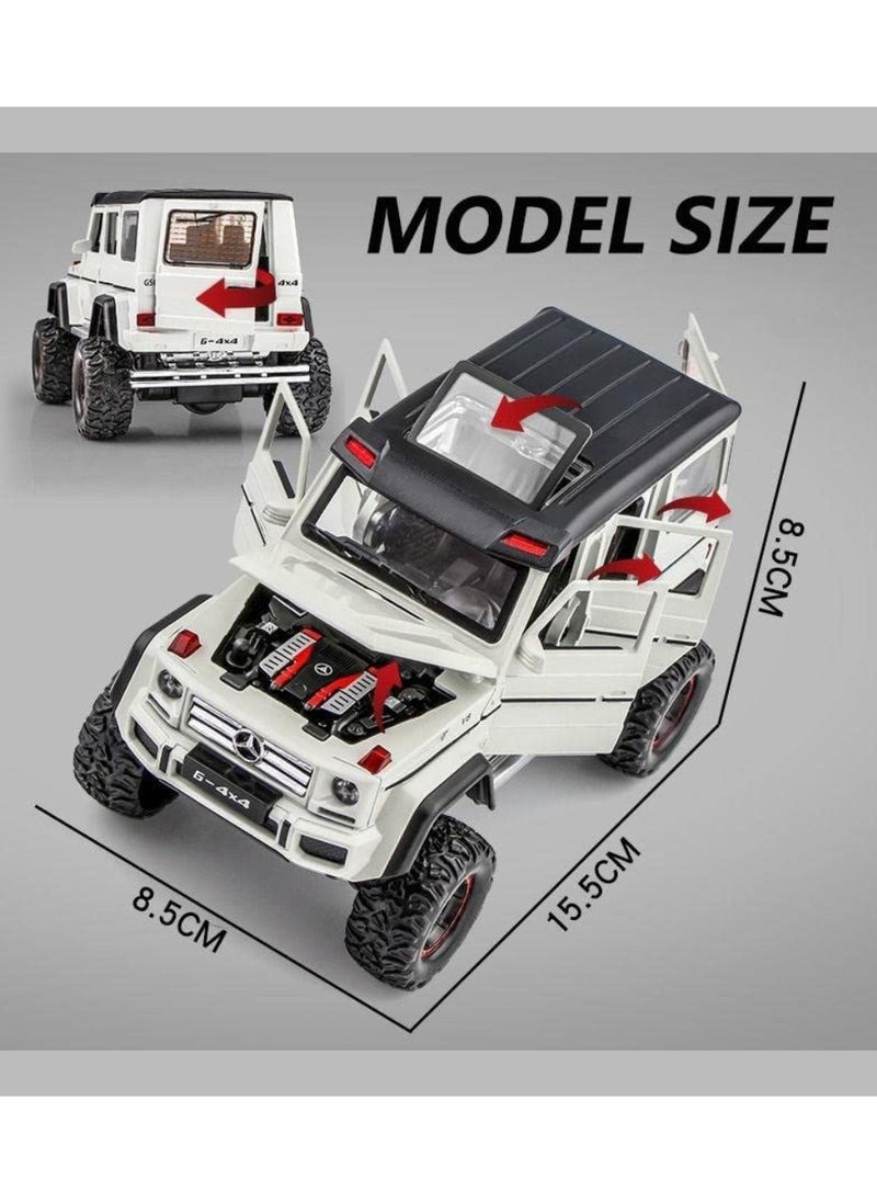 Mercedes-Benz 1:32 Scale Die-cast Alloy Metal Pullback Model Car with Openable Doors, Sound & Light Effects, and Detailed Interior – Perfect Birthday Gift for Kids and Collectors  - Image 4