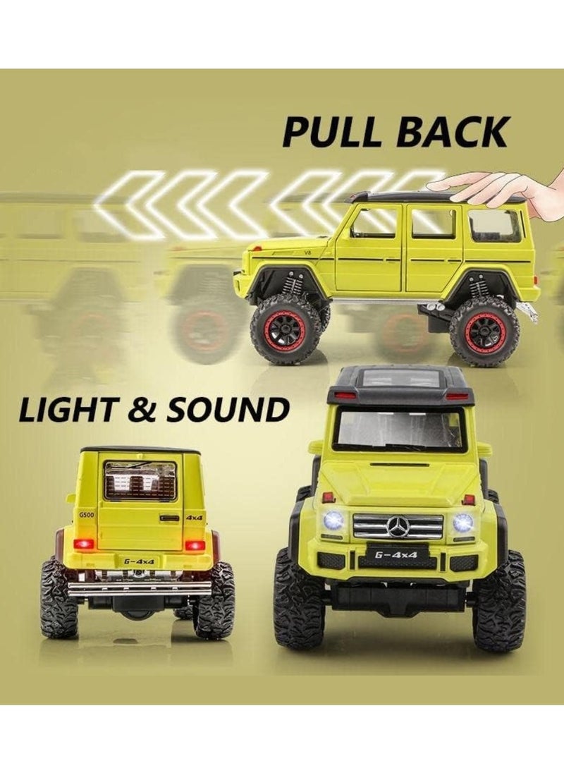 Mercedes-Benz 1:32 Scale Die-cast Alloy Metal Pullback Model Car with Openable Doors, Sound & Light Effects, and Detailed Interior – Perfect Birthday Gift for Kids and Collectors  - Image 5