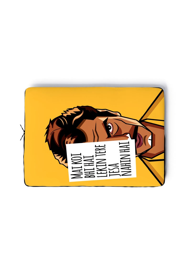LOUD UNIVERSE Laptop Sleeve 13 inch Ganesh Gaitonde Quote Netflix Sacred Games TV Series Tablet Sleeve - Image 1