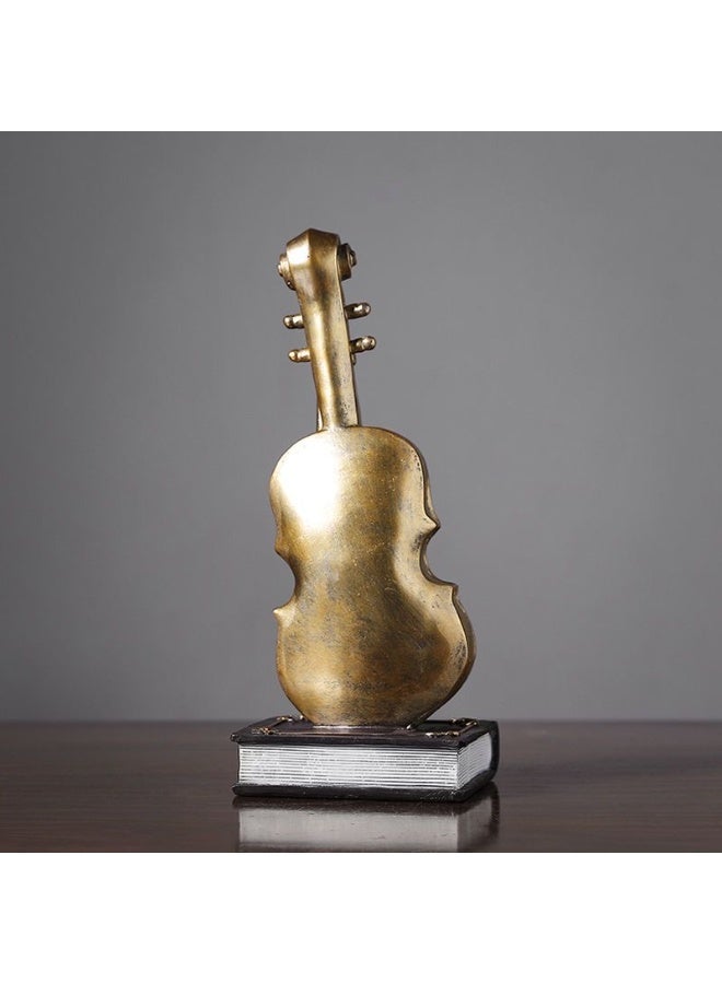 مانتا كمان رجعي، تمثال كمان من الراتنج، زينة مكتب، هدايا عيد الميلاد، زينة منزلية، هدية موسيقية، هدايا الحفلات - Image 2