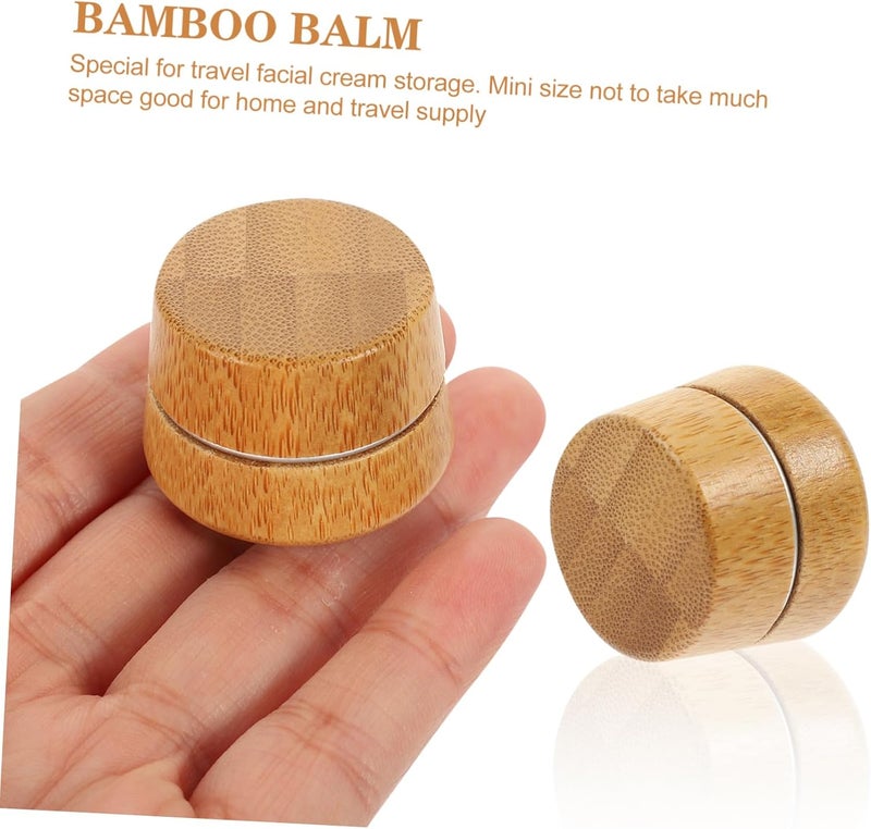LIOOBO Portable Screw Top Lip Balm Tin for Daily Use Leak Reusable Cream Case with Lid Travel Friendly Cosmetic Container for Makeup Lotion and Skincare Storage - Image 3