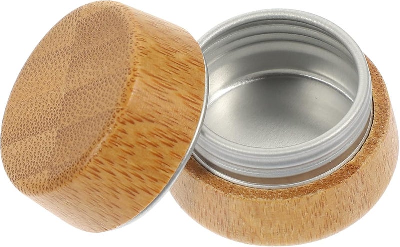 LIOOBO Portable Screw Top Lip Balm Tin for Daily Use Leak Reusable Cream Case with Lid Travel Friendly Cosmetic Container for Makeup Lotion and Skincare Storage - Image 1