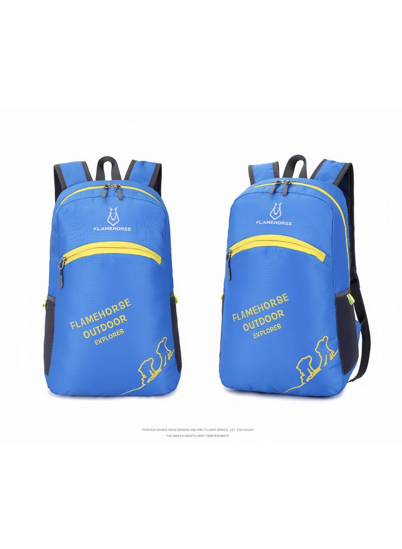 FLAMEHORSE New Folding Bag Sports Backpack Outdoor Lightweight Bag Portable Splash-Proof Folding Backpack - Image 4