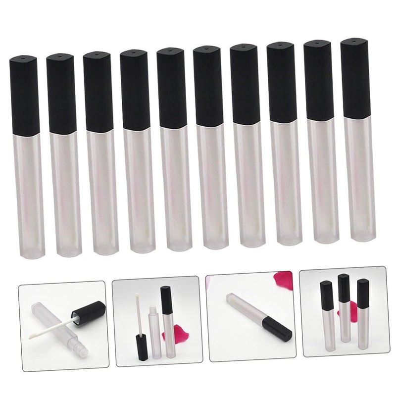 Healeved 10pcs Matte Finish Square Lip Gloss Tube for Lip Balm for Women Practical and Portable Design for Sample Making and Daily Use - Image 4