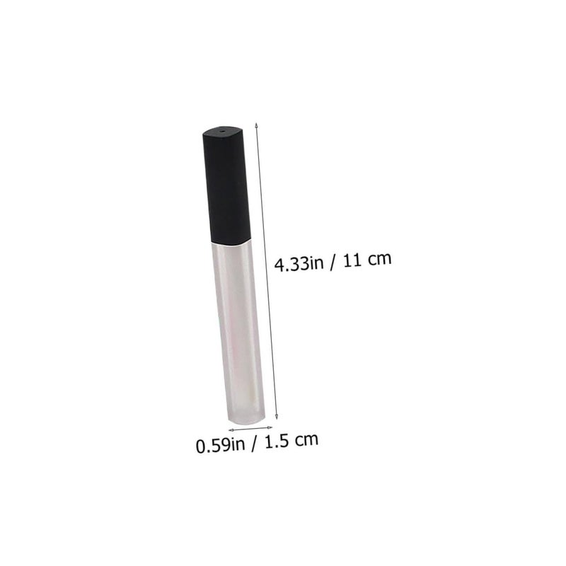 Healeved 10pcs Matte Finish Square Lip Gloss Tube for Lip Balm for Women Practical and Portable Design for Sample Making and Daily Use - Image 2