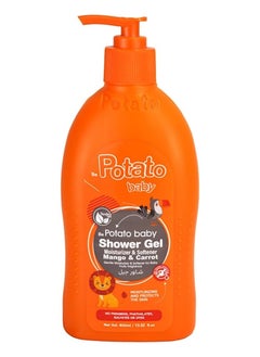Be Potato baby Shower Gel Moisturizer&Softener Parapen Free With Mango&Carrot-400ml 