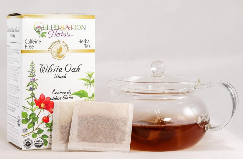 CELEBRATION HERBALS White Oak Bark Organic 24 Bag, 0.02 Pound - Image 3