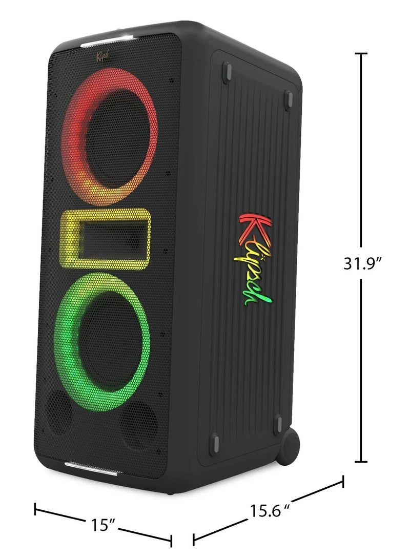 كليبشا Klipsch New York – سماعة بلوتوث إحترافية للحفلات بارتي سبيكر بصوت جهوري وإضاءة احتفالية - Image 3