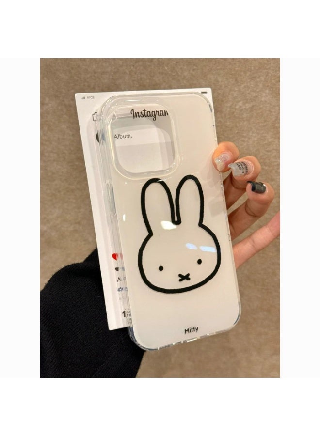 NIBEMINENT Line Miffy Rabbit Protective TPU Case Cover For iPhone 16 - Image 2