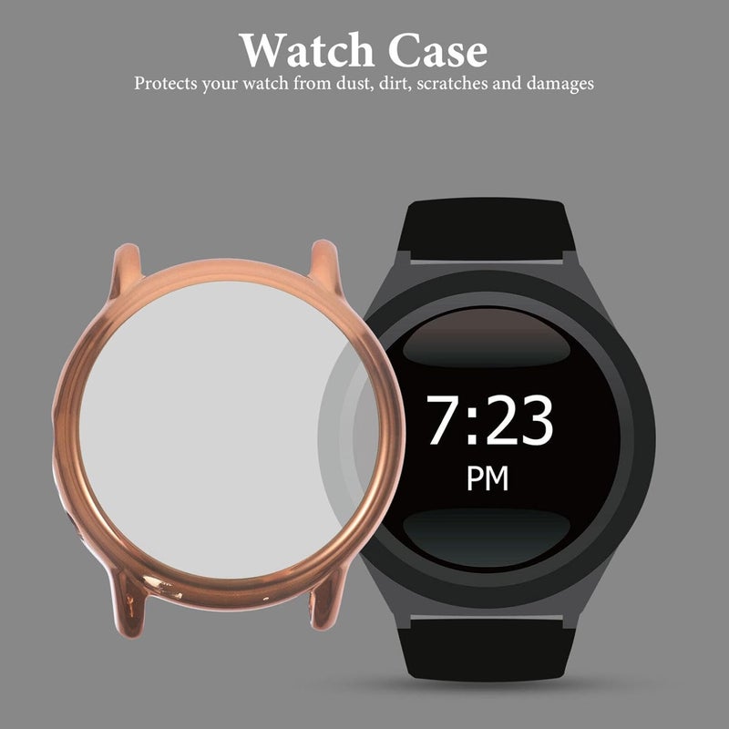 حافظة واقية لساعة Hemobllo TPU متوافقة مع Fossil Gen 5 Carlyle HR - إكسسوارات للساعات ذات الغطاء الكامل والخفيفة - Image 4