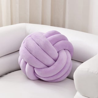 Sioloc Soft Knot Ball PillowsRound Throw Pillow Cushion Home Decoration Plush PillowThrow Knotted Pillow Handmade Round Plush Pillow106inchesLilac - pzsku/Z089C8C5880844B98AF6AZ/45/1749491055/42026dfb-890a-4b07-a028-2db30f573f6e