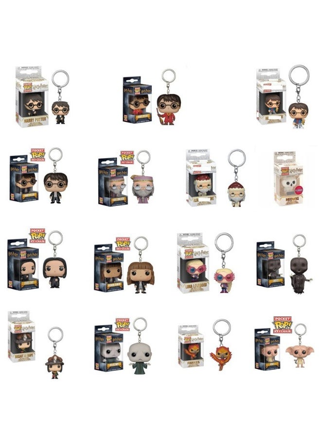 Pop Harry Potter Figure Keychain Multicolour