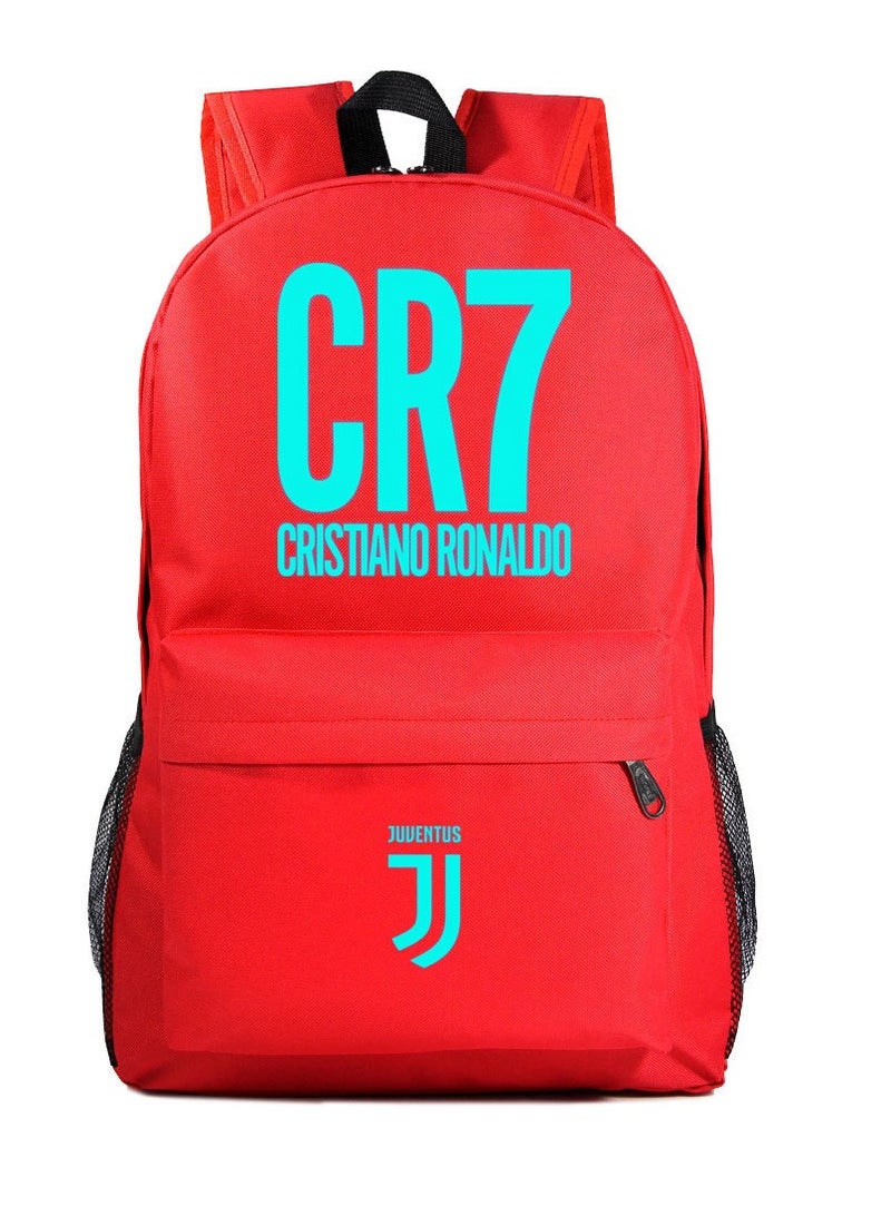 CR7 Blue Luminous Youth Casual Backpack 
