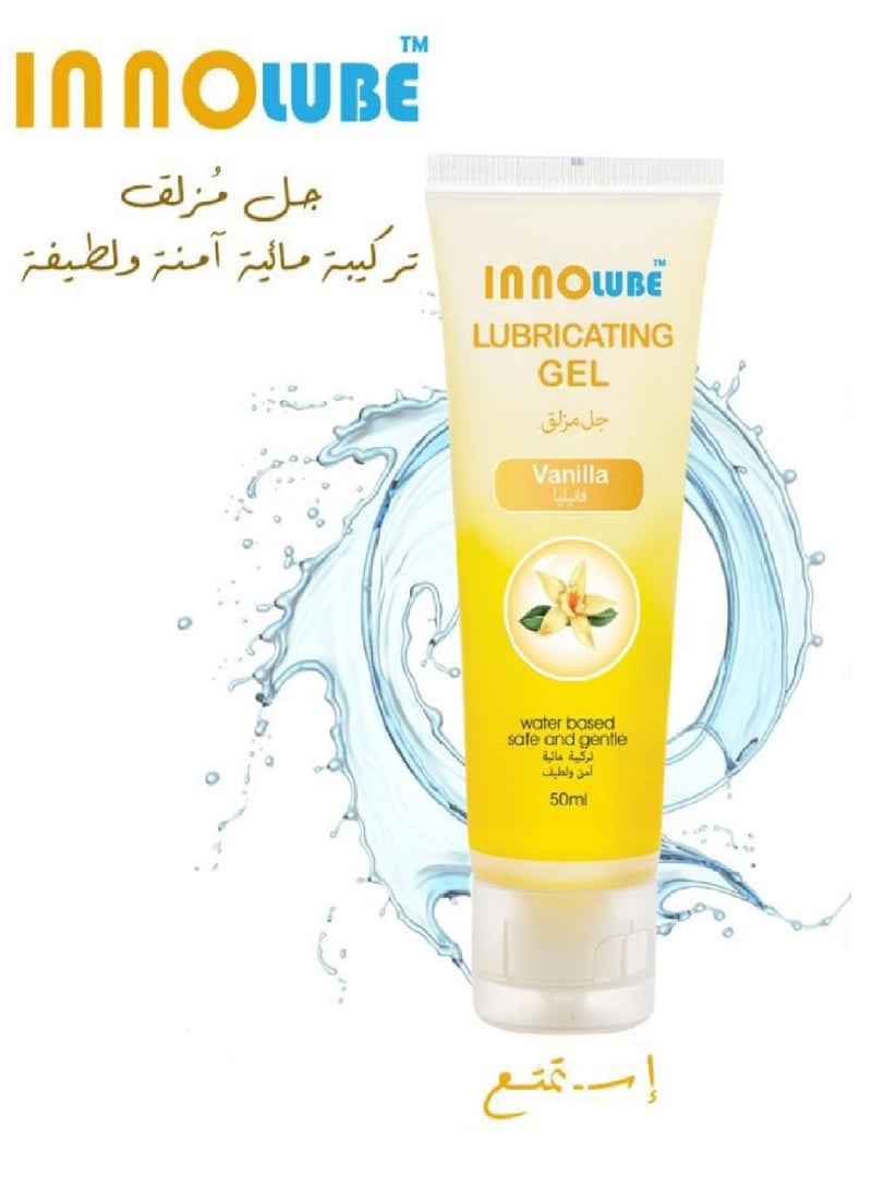 اينو لوب قطعتين من جل مزلق بالفانيليا تركيبة مائية آمن ولطيف 50X2 مل - Image 4
