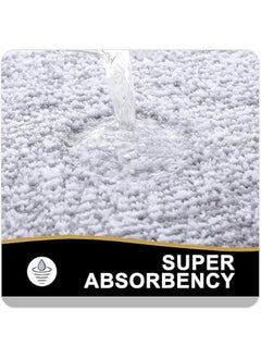 Durku Bathroom Rugs 24x16, Extra Soft and Absorbent Microfiber Bath Mat, Non-Slip, Machine Washable, Quick Dry Shaggy Bath Carpet, Suitable for Bathroom Floor, Tub, Shower (Light Grey) - pzsku/Z089CB083ECF039A4FBBFZ/45/_/1728967134/2f148380-8caf-4f04-9424-6e762601a91a