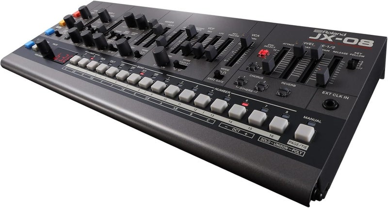 Roland وحدة الصوت المحمولة رولاند JX08 سينثسايزر بوتيك مدمج خفيف الوزن محمول مع مكبرات صوت مدمجة وتشغيل بالبطارية - Image 3
