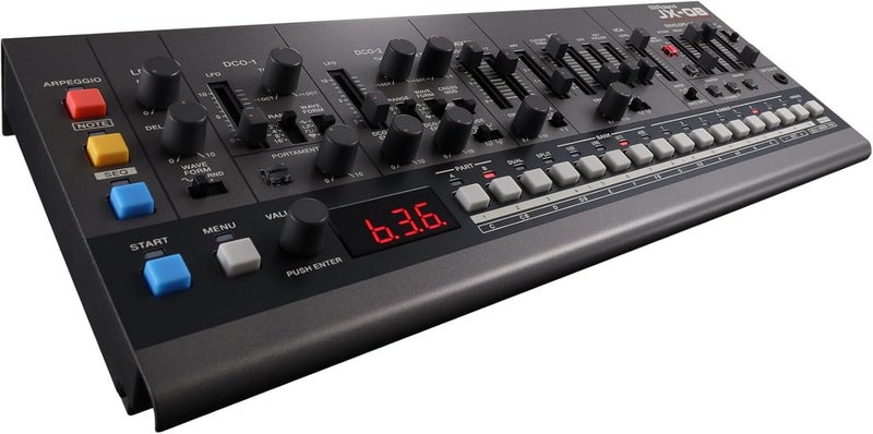Roland وحدة الصوت المحمولة رولاند JX08 سينثسايزر بوتيك مدمج خفيف الوزن محمول مع مكبرات صوت مدمجة وتشغيل بالبطارية - Image 2