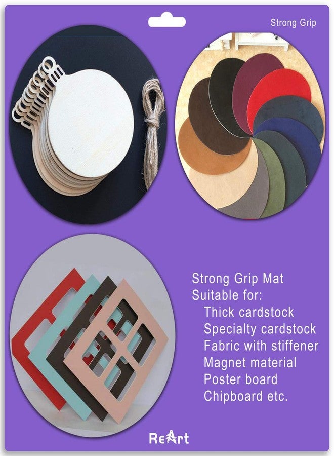 ReArt Cutting Mat Variety 3 Packs 12” x 12” - Strong, Standard, Light Grip Adhesive Cutting Mat Suit for Silhouette Cameo - Image 5