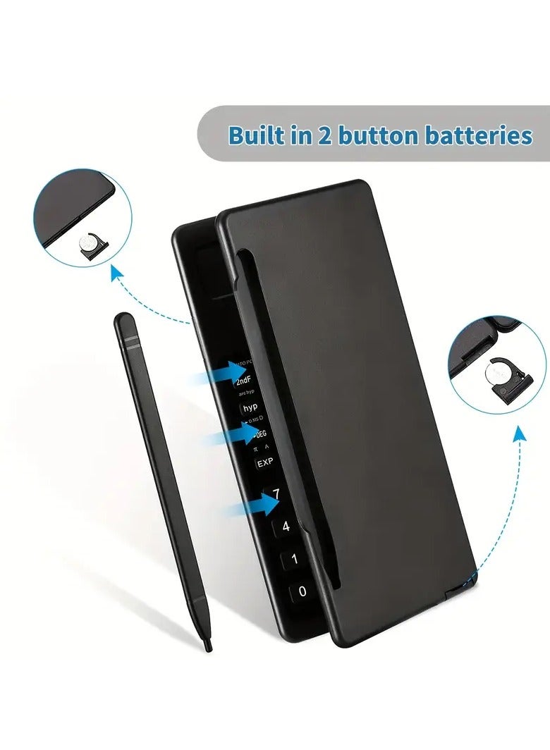 Scientific Calculators for Students, 10-Digit Large Screen, Math Calculator with Notepad, Classroom Must Haves for Middle High School Supplies & College (Black) - Image 5