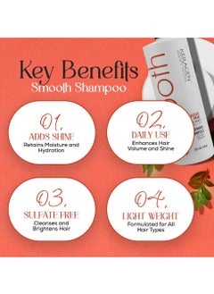 KERAGEN KERAGEN - Smoothing Shampoo with Keratin and Collagen for All Hair Types, Sulfate Free, 32 Oz - Moisturizes, Strengthens, Protects Color and Repair - Panthenol, Vitamins, and Jojoba Oil  - Image 3