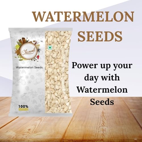Chounk Edible Raw Water Melon Seeds - 300 Grams (100gm x Pack of 3) | Magaj Seed Pack | Tarbuj Ke Beej | Rich in Protein | Potassium | Magnesium & Iron | Watermelon Seeds for Eating | Healthy Food - Image 4