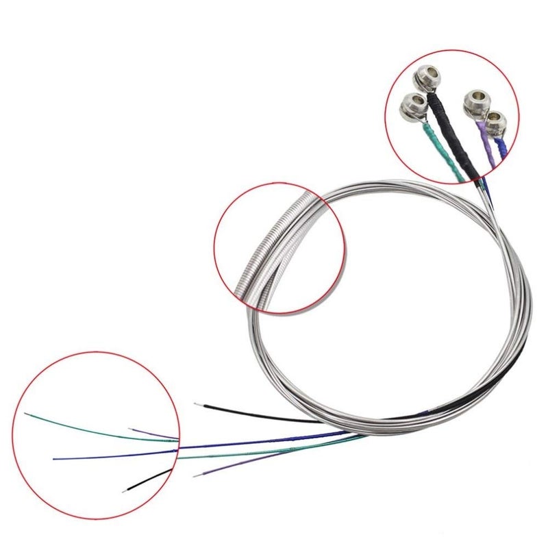 Imelod Cello strings Full Set (A-D-G-C) Universal Steel Core Nickel-Chromium Wound with Nickel-plated Ball End for 4/4 3/4 1/2 1/4 Cellos - Image 4