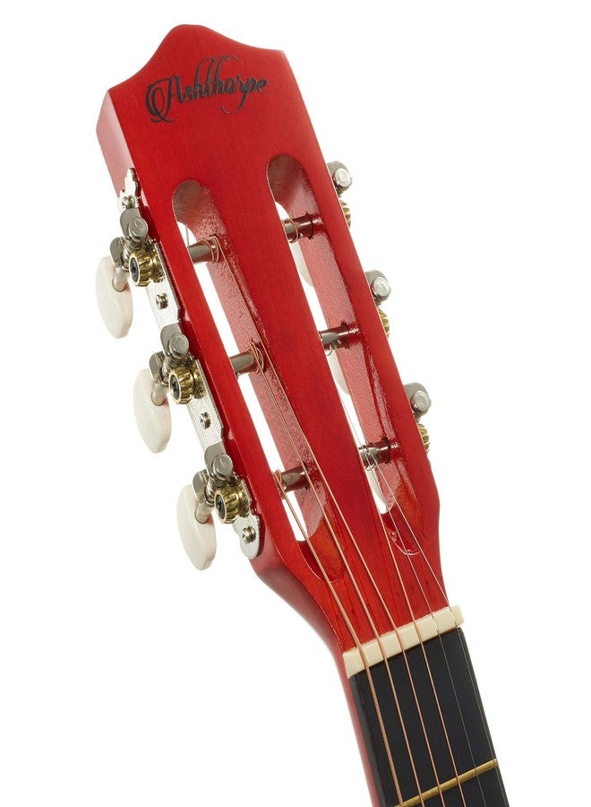Ashthorpe 30-inch Beginner Acoustic Guitar Package (Natural), Basic Starter Kit w/Gig Bag, Strings, Strap, Tuner, Picks - Image 5