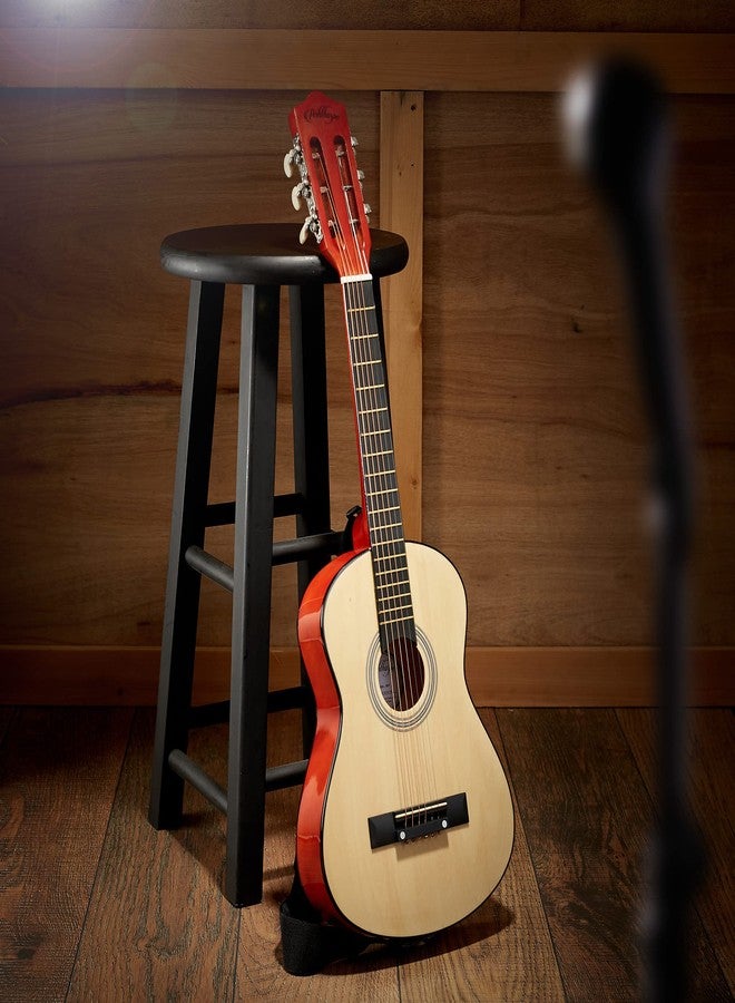 Ashthorpe 30-inch Beginner Acoustic Guitar Package (Natural), Basic Starter Kit w/Gig Bag, Strings, Strap, Tuner, Picks - Image 4