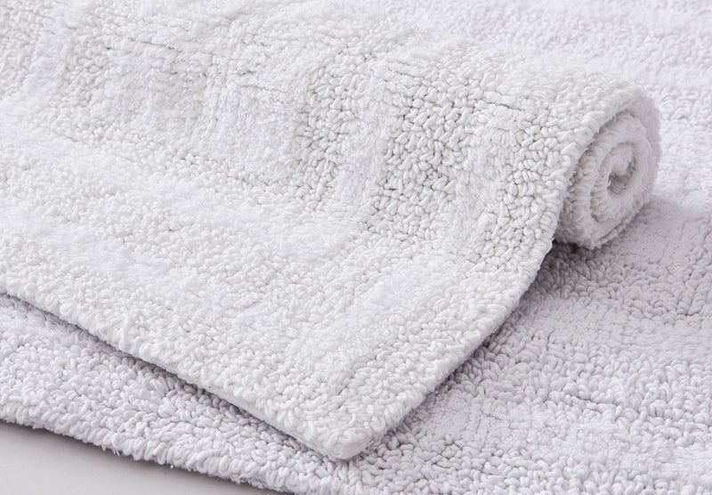 Eddie Bauer - Bathroom Rug, 100% Soft Plush Tufted Cotton Runner Rug, Highly Absorbent, Quick-Dry, and Skid-Resistant Backing (Logan White, 22" x 60") - Image 5