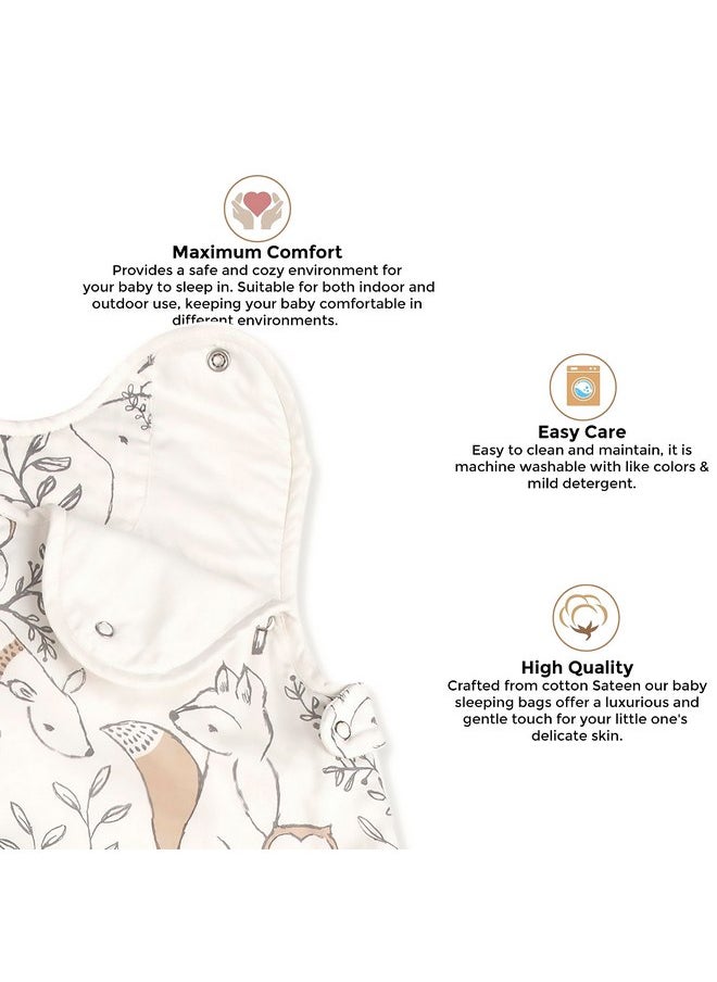 Crane BABY Crane Baby Blanket, Wearable Soft Cotton Baby Blanket for Boys and Girls 0-9 Months, Woodland Animal, 19”w x 30”h  - Image 4