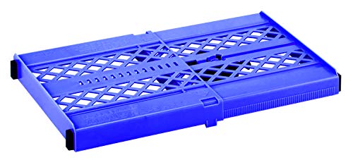LockerMate Adjust-A-Shelf Locker Shelf, Easy to Use, Extends to Fit Your Locker, Blue - Image 2