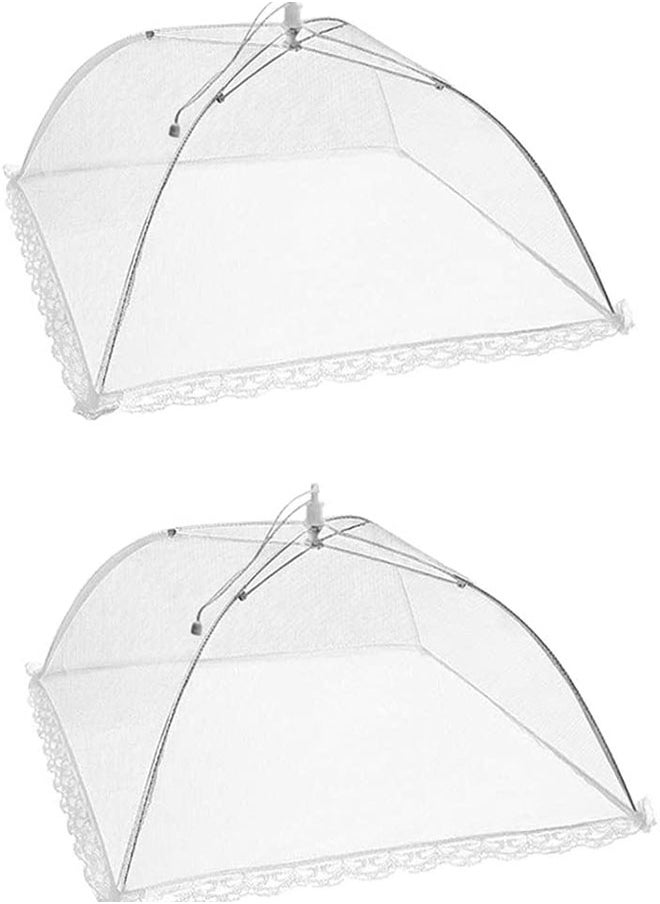 O Ozone Mesh Food Cover Tent [ Large Size ] Umbrella Food Cover [ Avoid flys and insects flying into your food ]  - Image 1