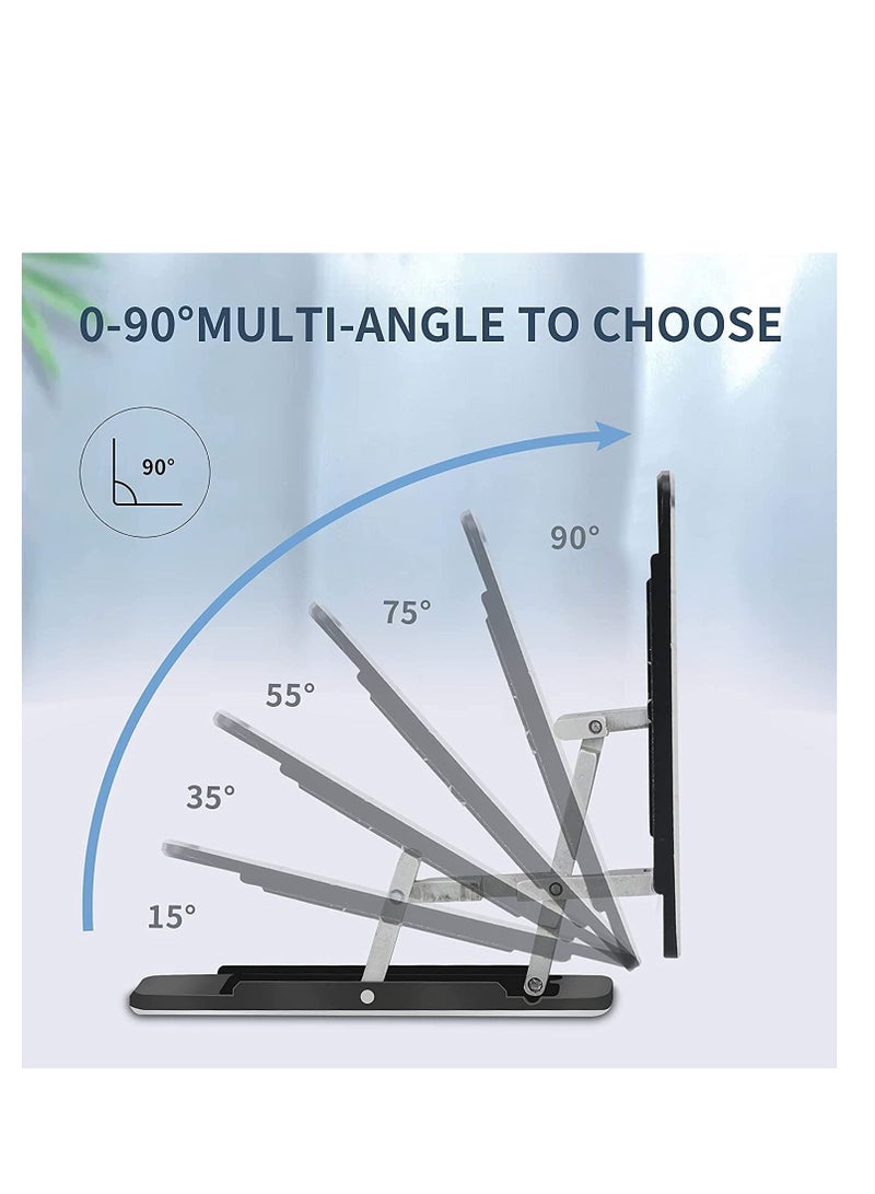 SYOSI Phone Stand Adjustable Phone Stand With Traceless Adhesive Tape, Folding Back Foldable Hidden Phone Holder, Mobile Travel Holder Compatible with All Models - Image 2