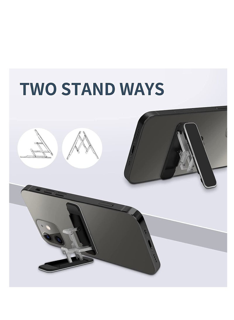 SYOSI Phone Stand Adjustable Phone Stand With Traceless Adhesive Tape, Folding Back Foldable Hidden Phone Holder, Mobile Travel Holder Compatible with All Models - Image 3