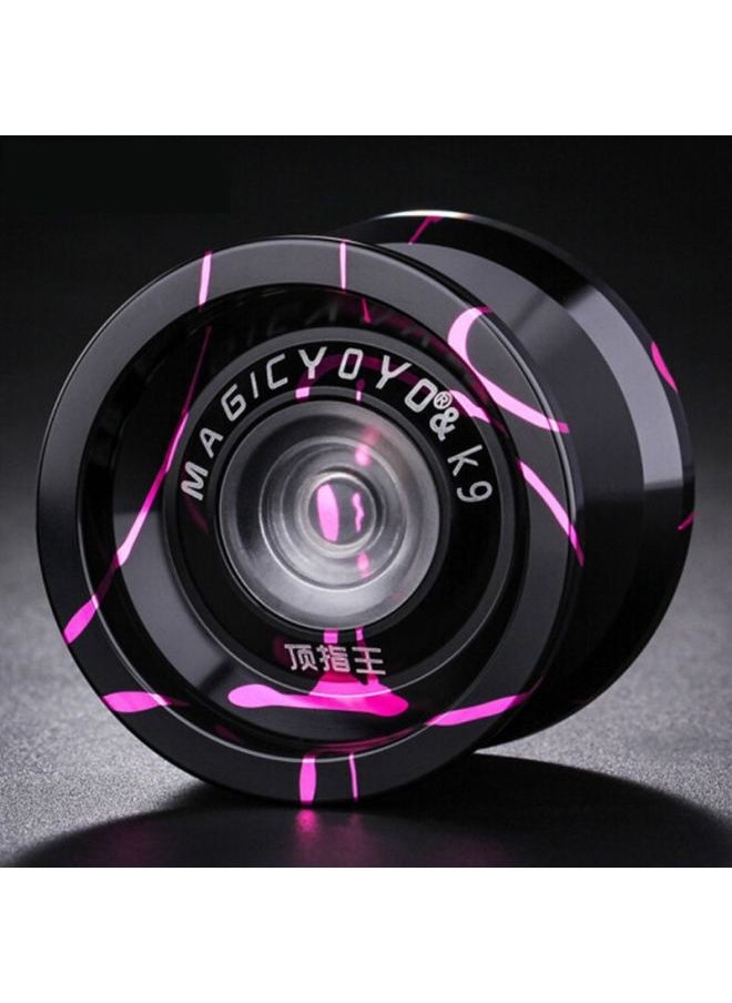 Generic - Yo-Yo Game Special Yo-Yo Professional Firepower Junior King Senior Professional Children Sleep-Color:Tm Black Gold Red (live Sleep Model) Ball Recycling-Specifications:Yo-yo + Gloves + 10 Ropes + Spare Bearings - Image 1