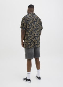 JACK & JONES Plus Size Tropical Resort Short Sleeve Relaxed Fit Shirt  - Image 2