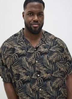 JACK & JONES Plus Size Tropical Resort Short Sleeve Relaxed Fit Shirt  - Image 3