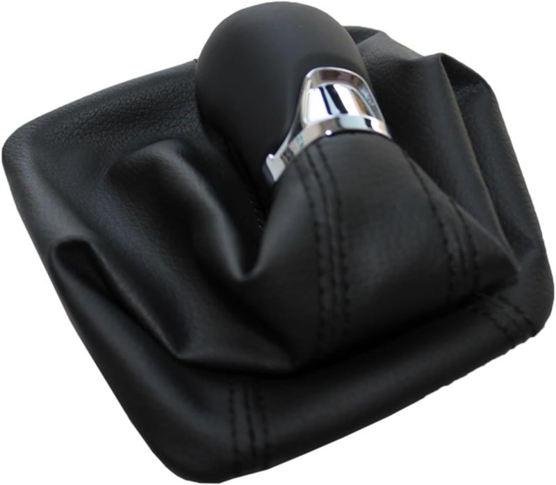 QASULER Leather Gear Shift Knob for Skoda Yeti - Image 2