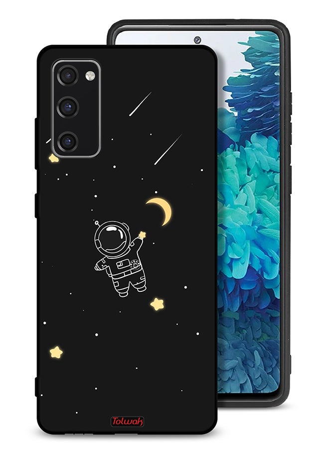 Tolwak Samsung Galaxy S20 FE Protective Case Cover Astronaut Art Clip - Image 1